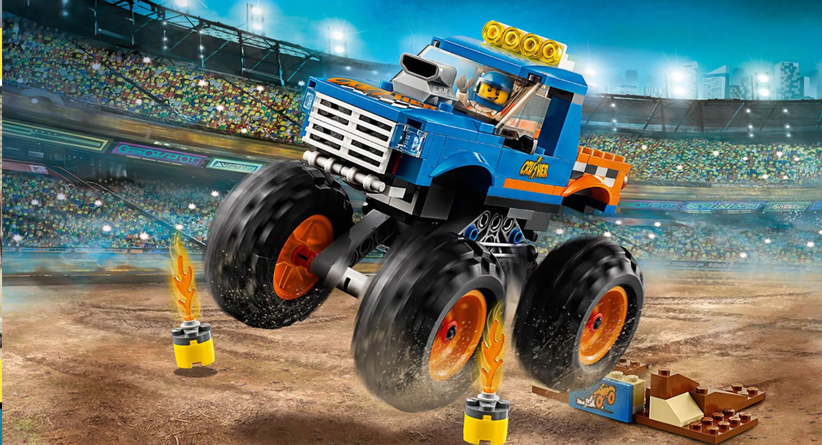 Lego City Monster Truck: el set de Lego que promete destruir tu escritorio