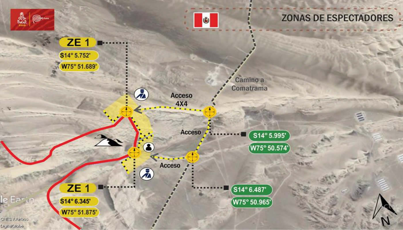 Zona de espectadores – etapa 2 – Pisco – San Juan de Marcona