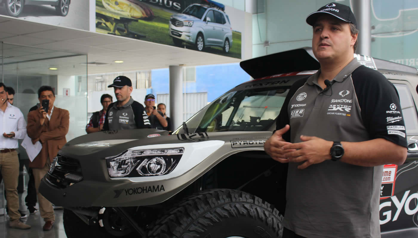 Team SsangYong busca la gloria con la Rexton DKR