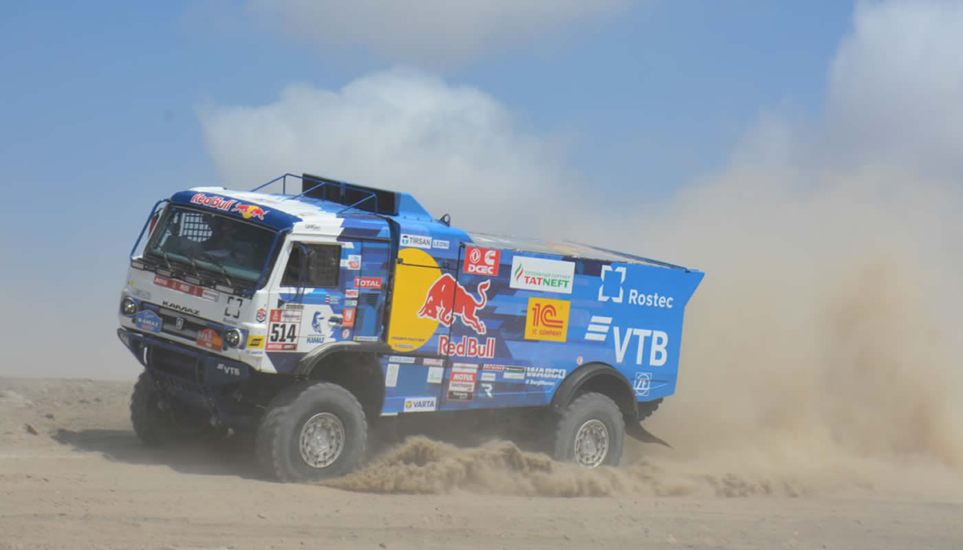 Dakar 2019: Dmitry Sotnikov saca gran ventaja en camiones