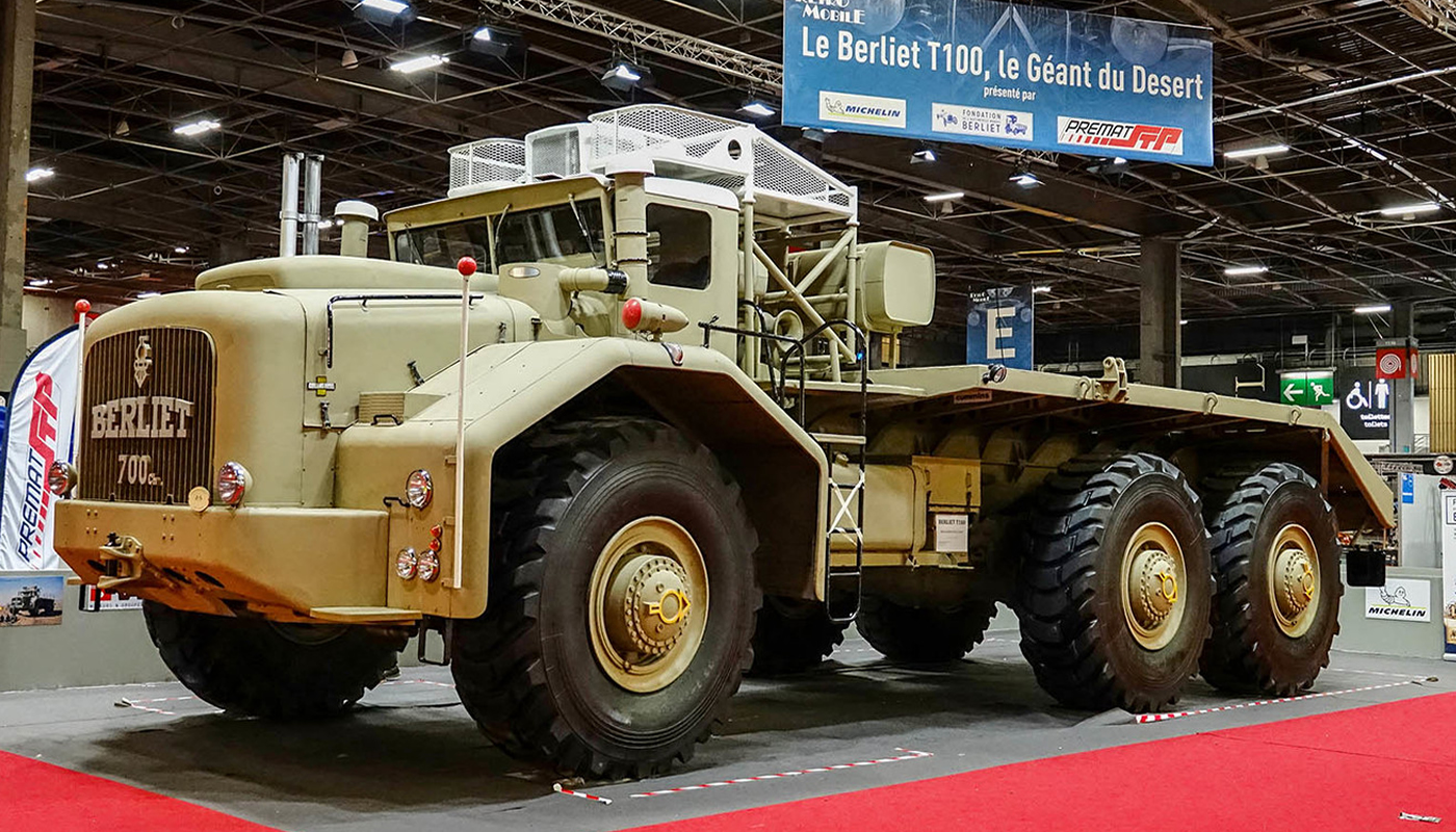 El camión fabricado a pedido del gobierno francés durante la fiebre del oro negro