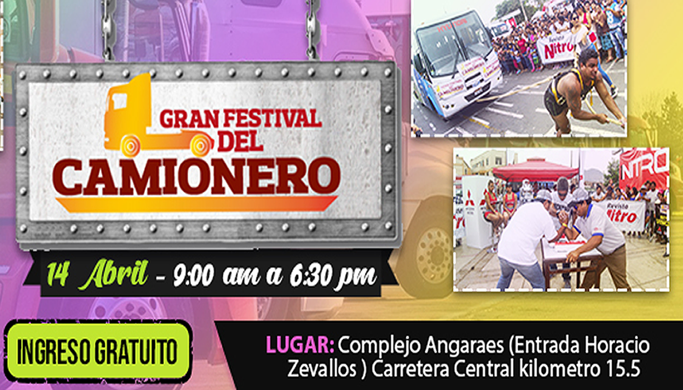 ¡Ya todo está listo para el Gran Festival del Camionero!