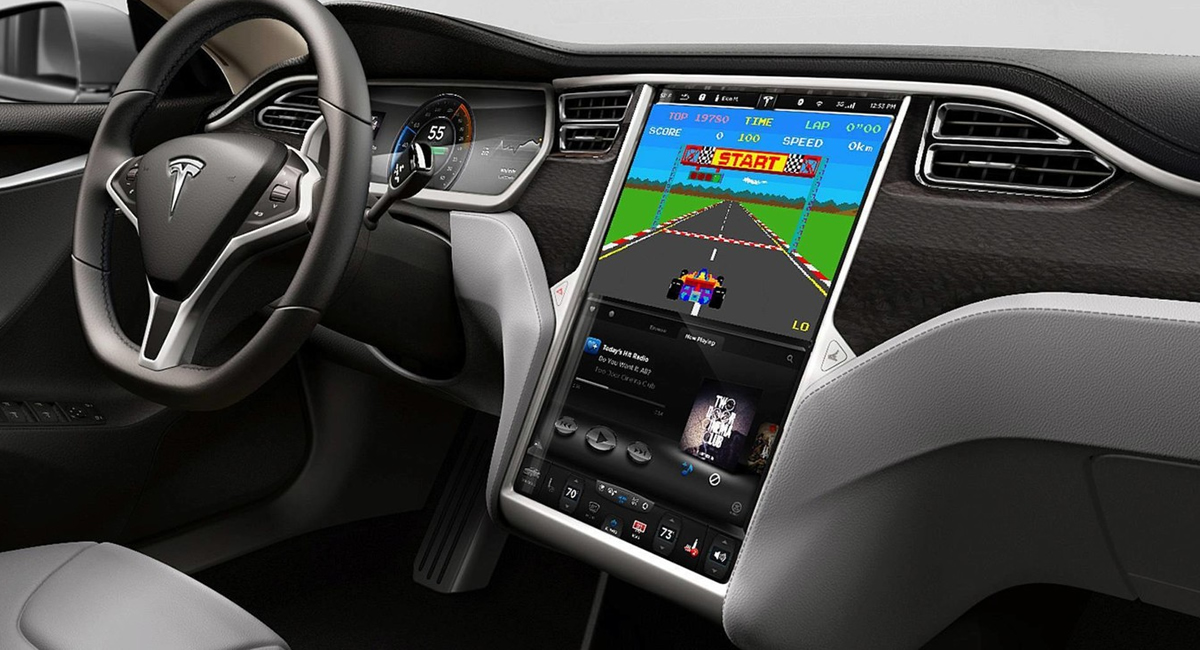 ¿Videojuegos dentro de los autos?