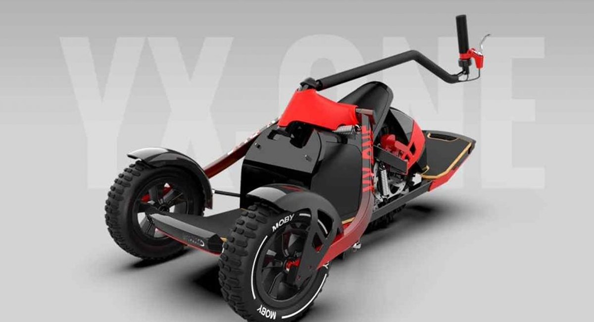 YX One: el todoterreno de 3 ruedas que se conduce inclinando el cuerpo