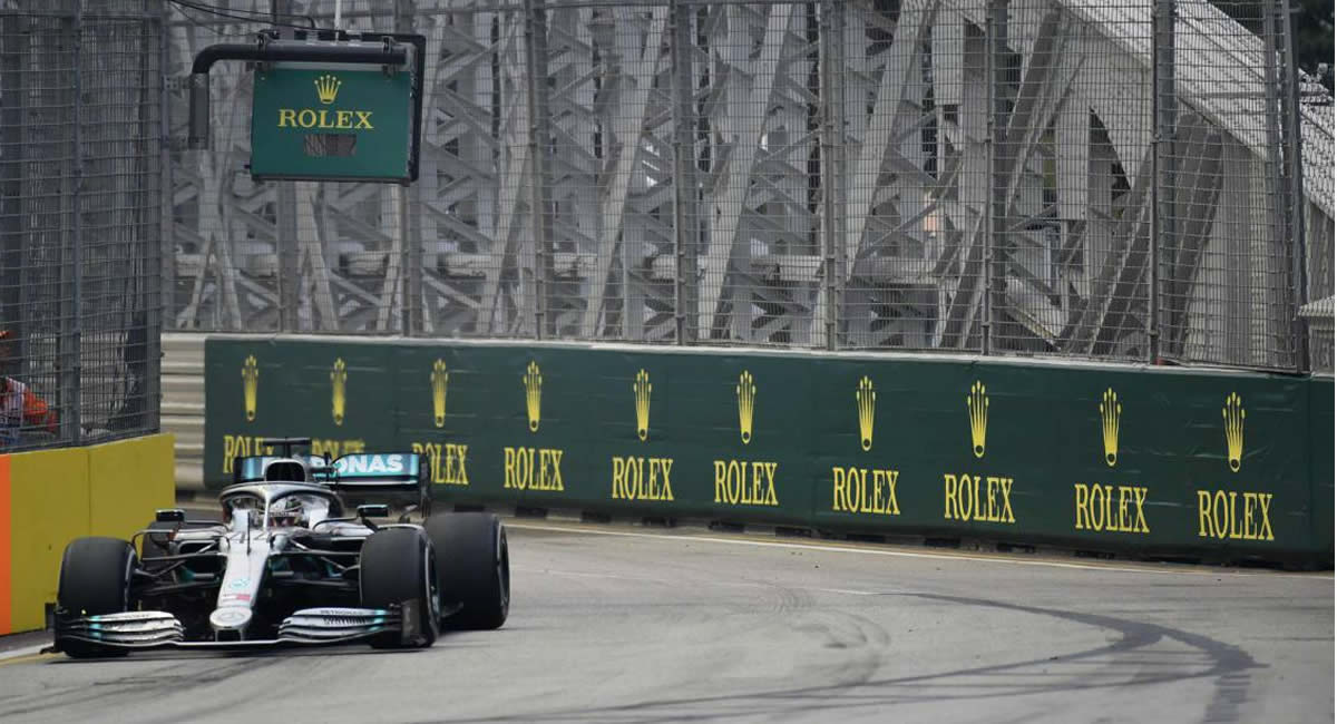 Hamilton estaría a punto de conquistar Marina Bay