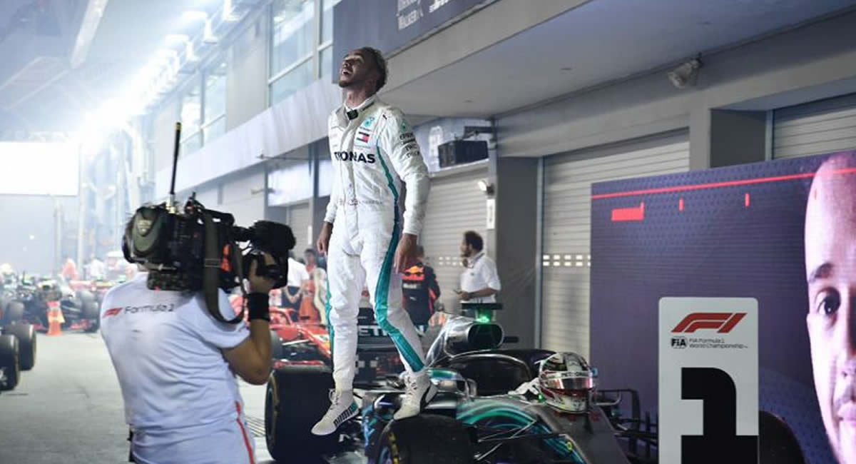 Hamilton amenaza con ser agresivo en GP de Singapur