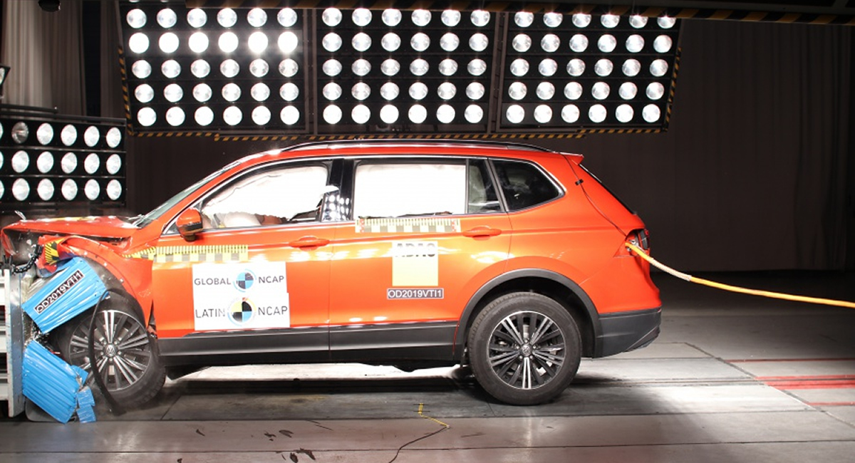 Volkswagen Tiguan y Jetta obtienen las cinco estrellas en prueba de Latin NCAP