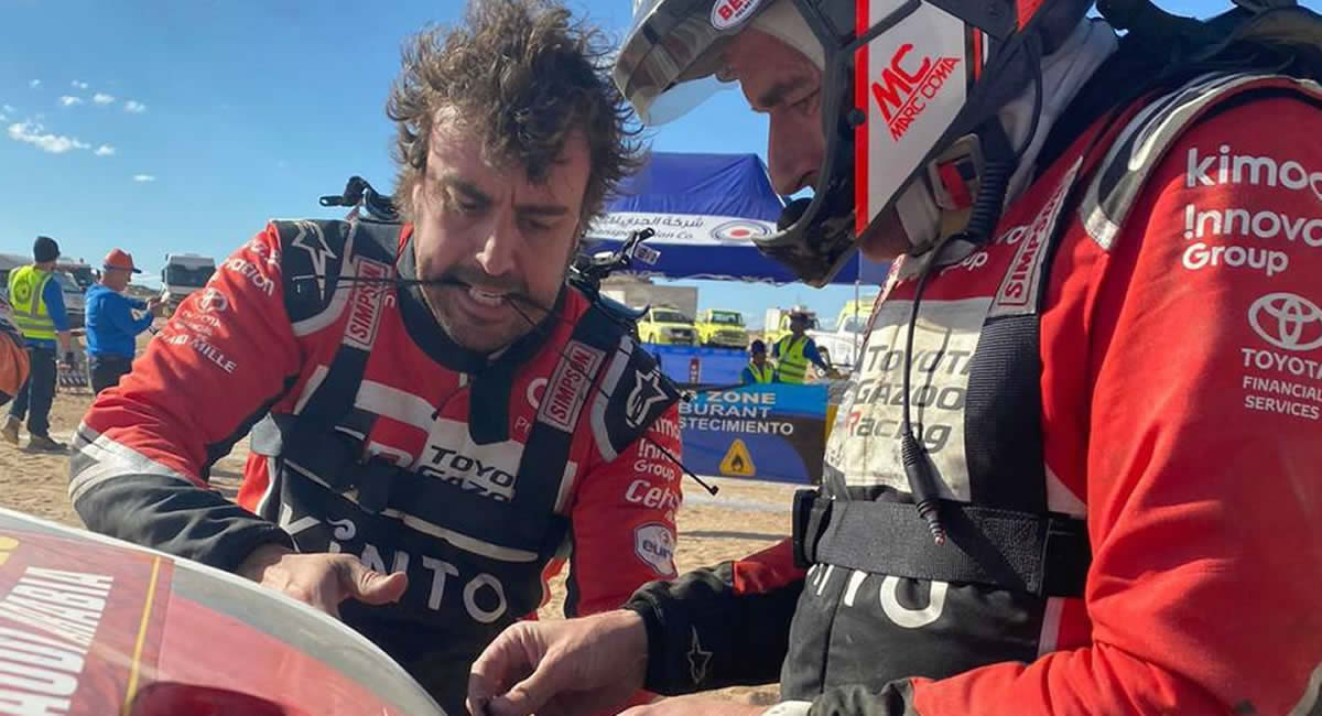 ¿Qué pasó con Fernando Alonso en el Dakar?