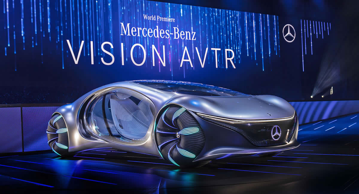 El Mercedes-Benz Vision AVTR es el auto que todos los geeks necesitamos