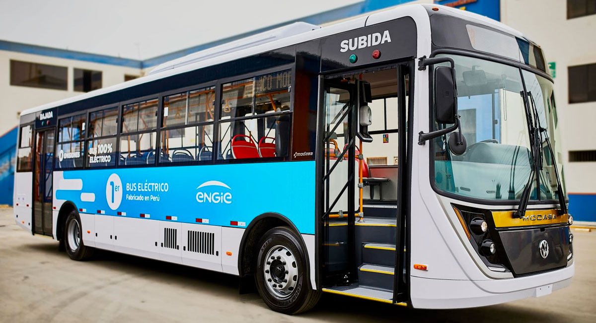 Primer bus 100% eléctrico fabricado en Perú