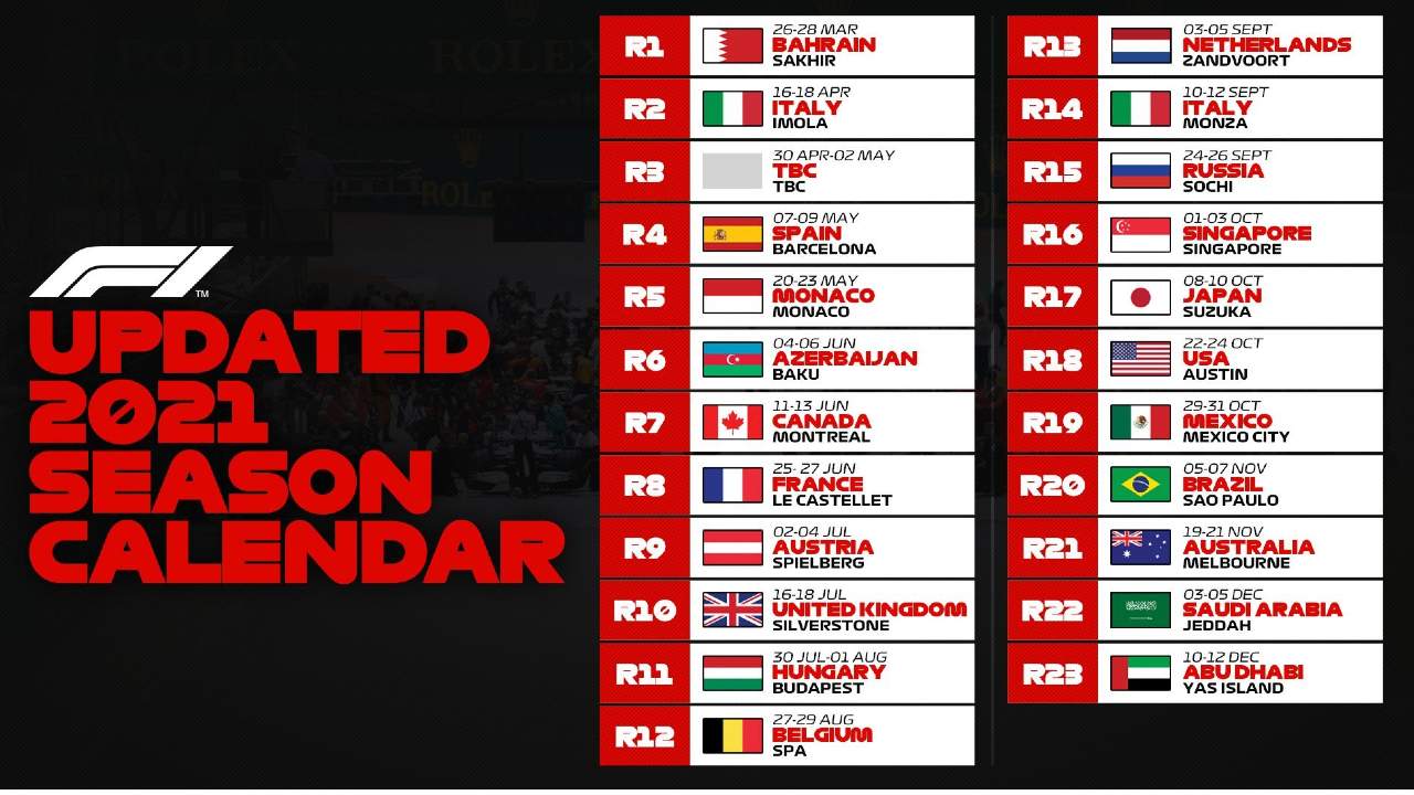 Presentan calendario para la temporada 2021