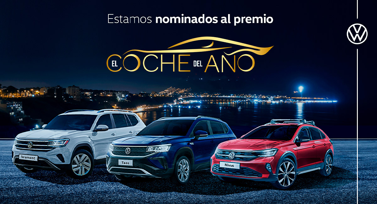 Nivus, Taos y Teramont son los vehículos nominados de Volkswagen