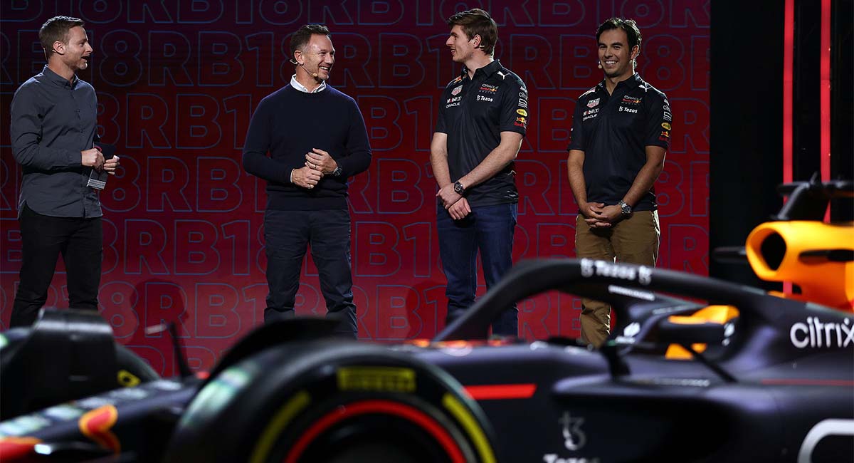 RB18, el nuevo auto de fórmula 1 de Red Bull Racing