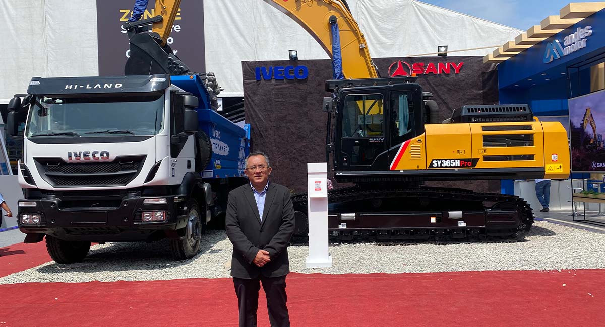 Andes Motor presente en Expomina 2022 junto a Sany e Iveco