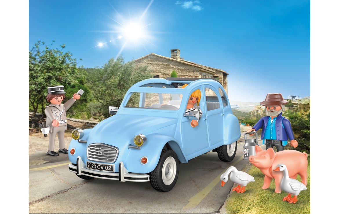 Convierten el Citroën2CV en un set de Playmobil