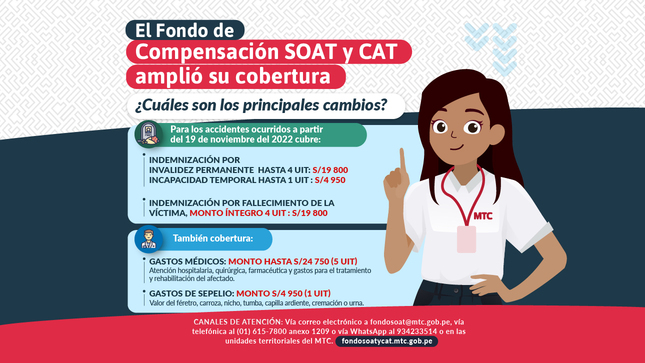 MTC elevó la protección a víctimas de accidente de tránsito causados por vehículos que se dieron a la fuga