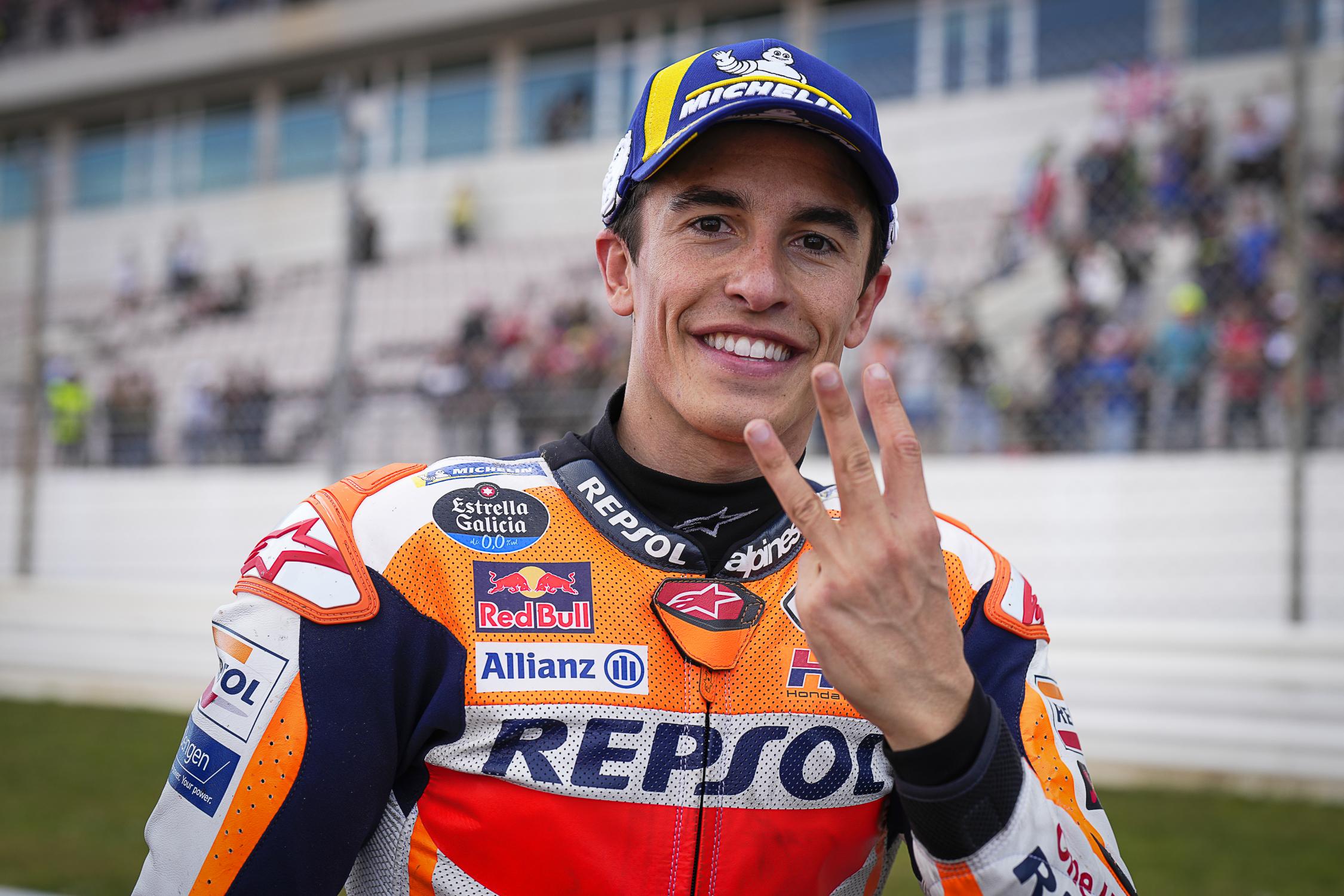 Moto GP de Tissot Portugal 2023: Marc Márquez vuelve a sonreír por el tercer lugar
