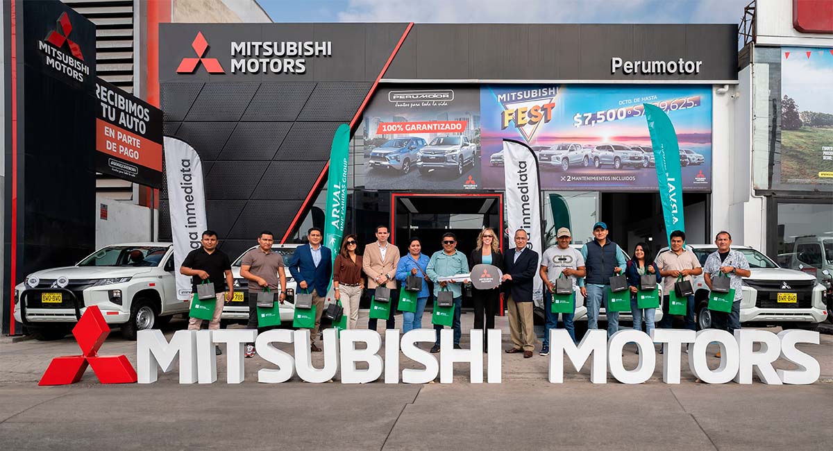Mitsubishi Motors y Arval Perú fortalecen al sector agroindustrial con la entrega de 11 pick up L200